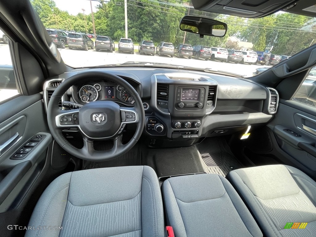 Diesel Gray/Black Interior 2021 Ram 1500 Big Horn Quad Cab 4x4 Photo #142436445