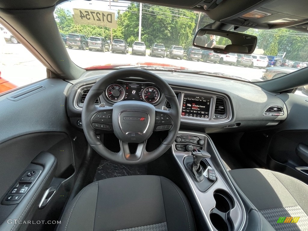Black Interior 2021 Dodge Challenger R/T Scat Pack Photo #142436580