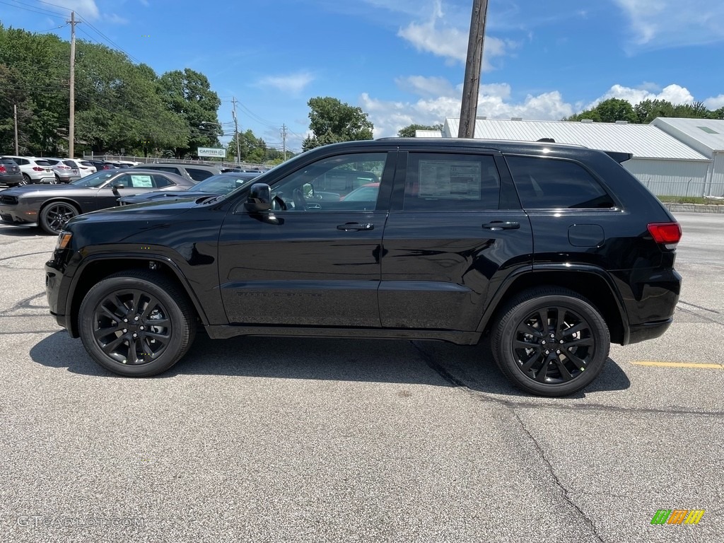 Diamond Black Crystal Pearl 2021 Jeep Grand Cherokee Laredo 4x4 Exterior Photo #142436703