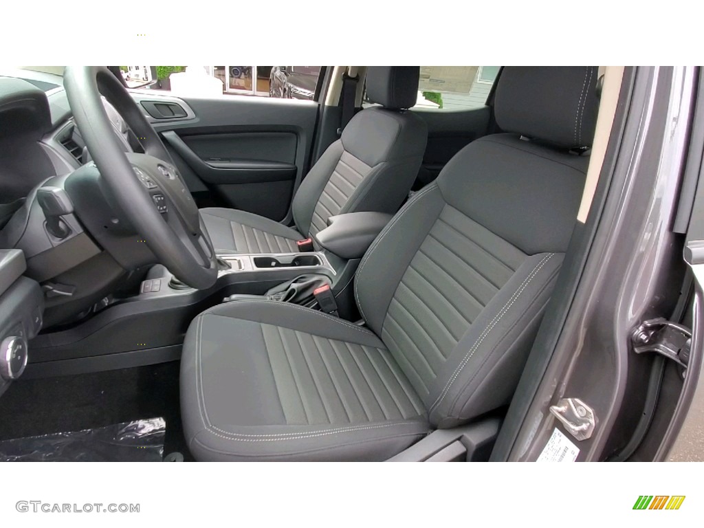 Ebony Interior 2021 Ford Ranger STX SuperCrew 4x4 Photo #142437786