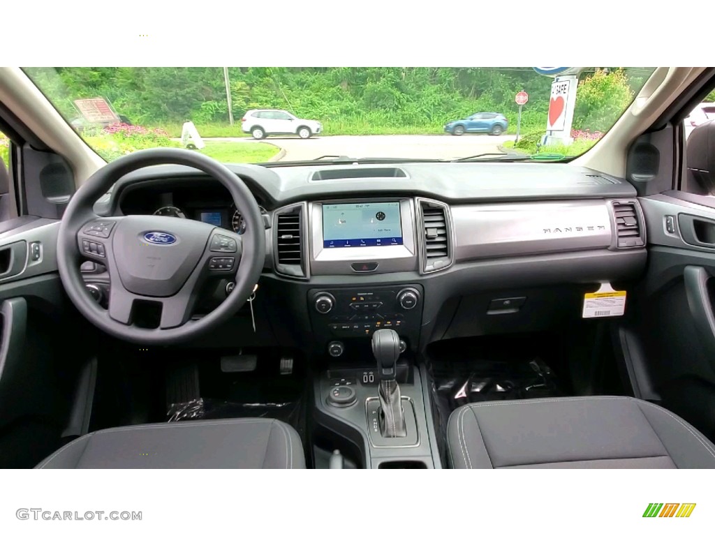 2021 Ford Ranger STX SuperCrew 4x4 Ebony Dashboard Photo #142437873