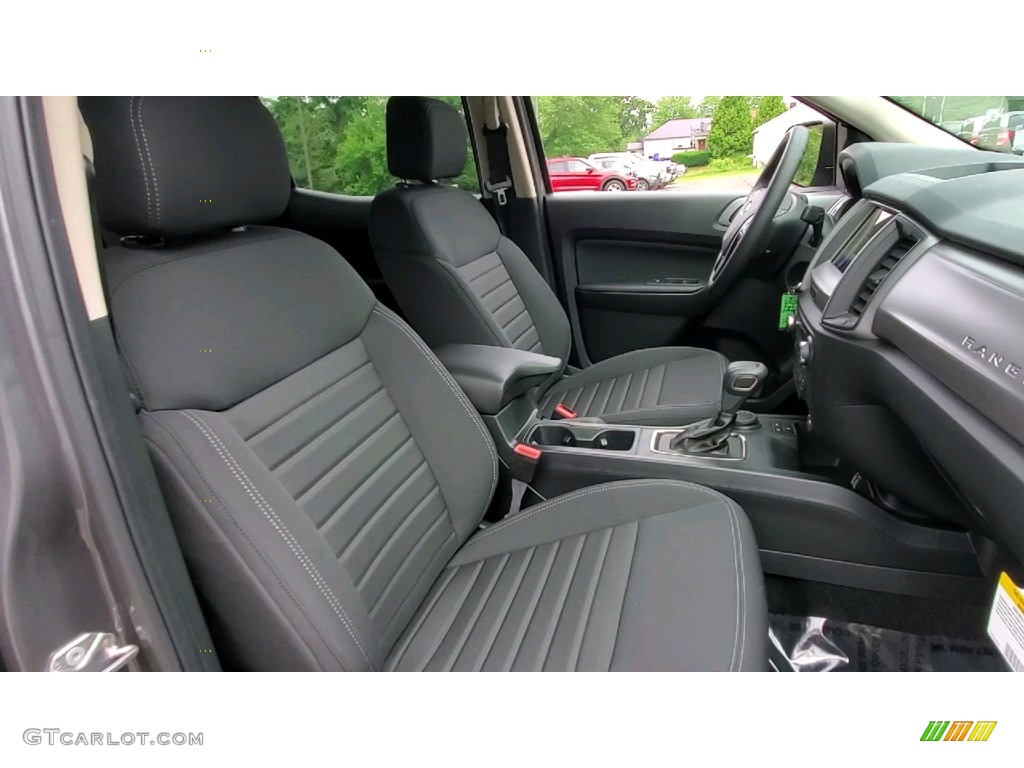 Ebony Interior 2021 Ford Ranger STX SuperCrew 4x4 Photo #142437933