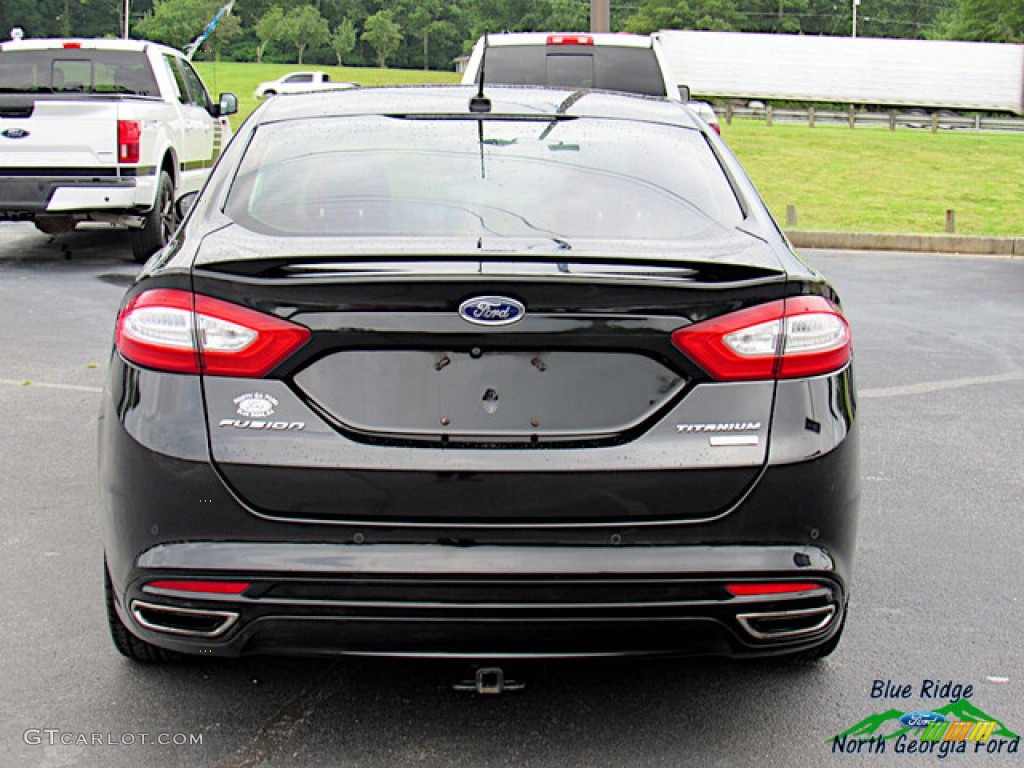 2014 Fusion Titanium - Tuxedo Black / Charcoal Black photo #4