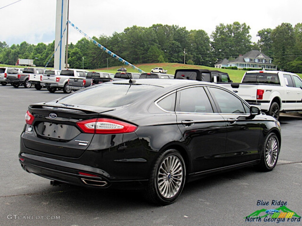 2014 Fusion Titanium - Tuxedo Black / Charcoal Black photo #5