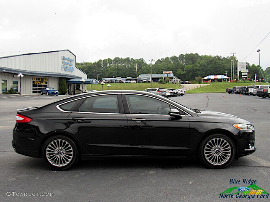 2014 Fusion Titanium - Tuxedo Black / Charcoal Black photo #6