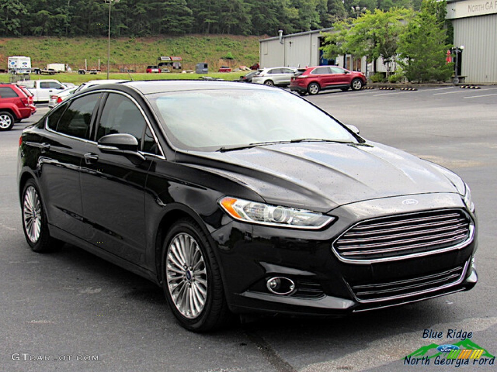 2014 Fusion Titanium - Tuxedo Black / Charcoal Black photo #7