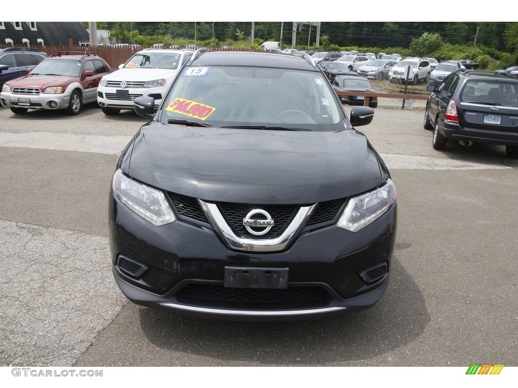 2015 Rogue SV AWD - Super Black / Charcoal photo #2