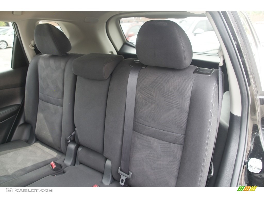 2015 Rogue SV AWD - Super Black / Charcoal photo #12