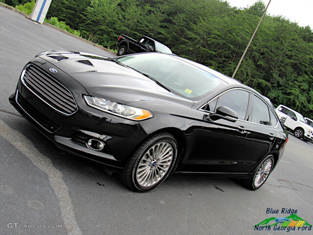 2014 Fusion Titanium - Tuxedo Black / Charcoal Black photo #27