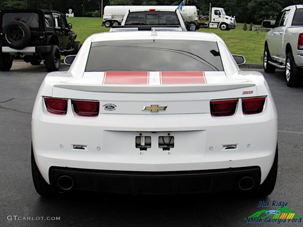 2013 Camaro SS Coupe - Summit White / Inferno Orange photo #4