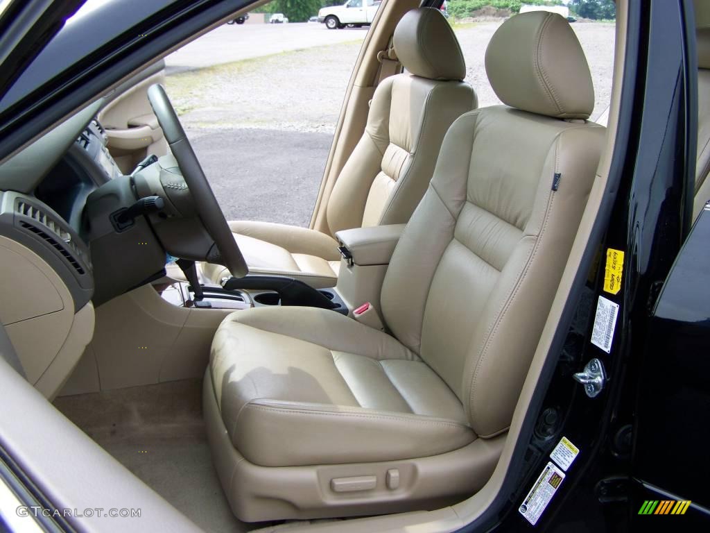 2006 Accord EX-L Sedan - Nighthawk Black Pearl / Ivory photo #9
