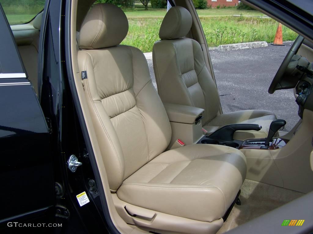 2006 Accord EX-L Sedan - Nighthawk Black Pearl / Ivory photo #12