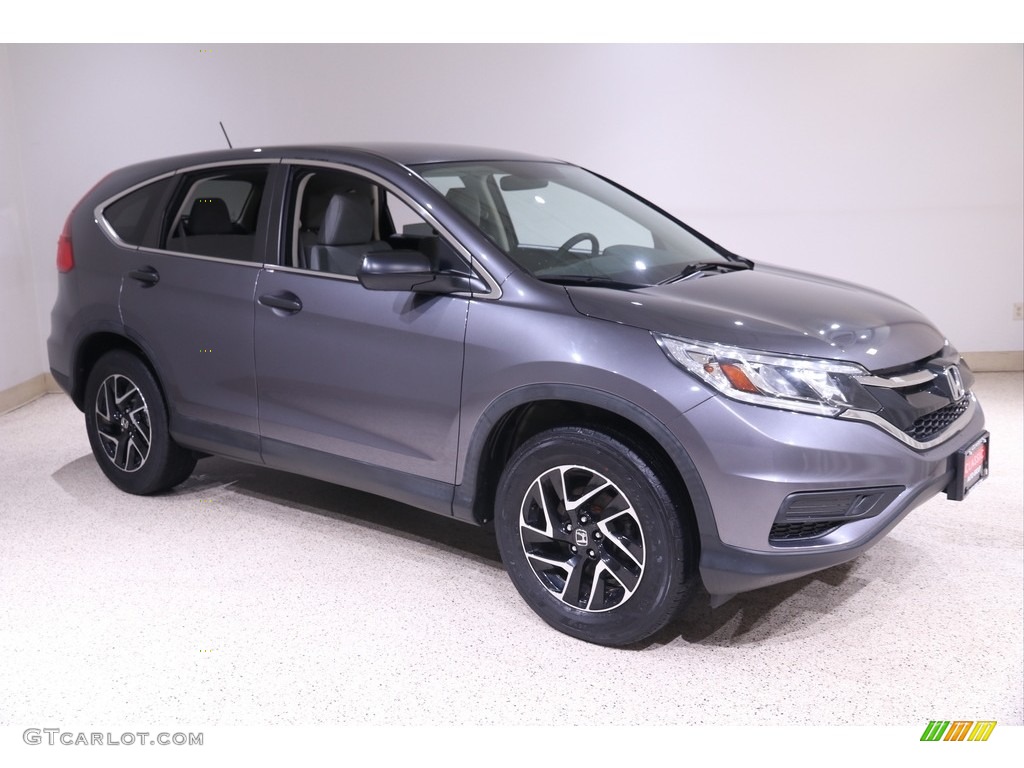 2016 CR-V SE AWD - Modern Steel Metallic / Gray photo #1