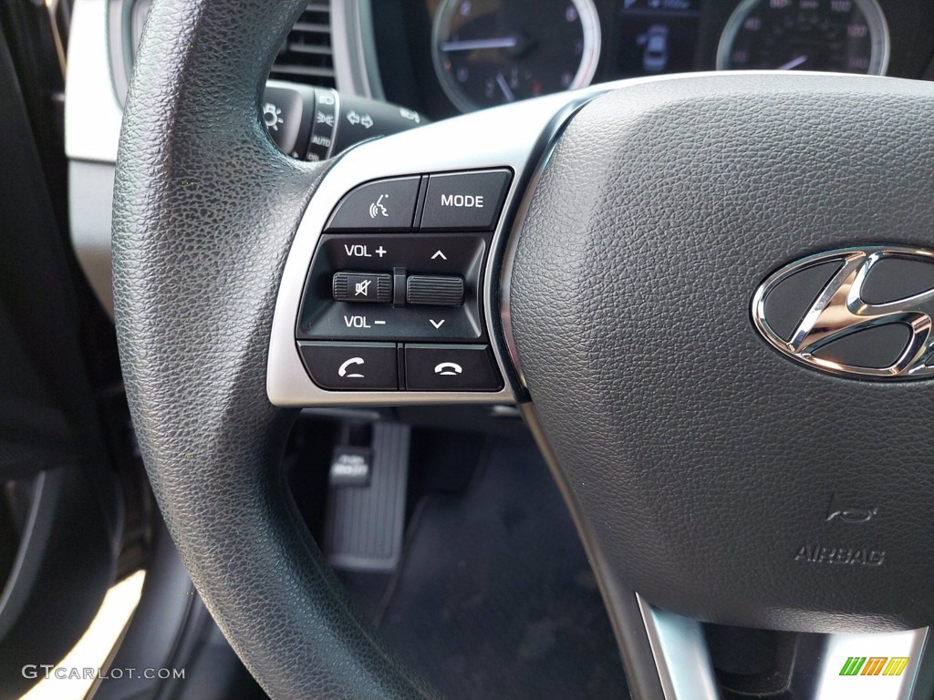 2019 Sonata SE - Machine Gray / Black photo #16