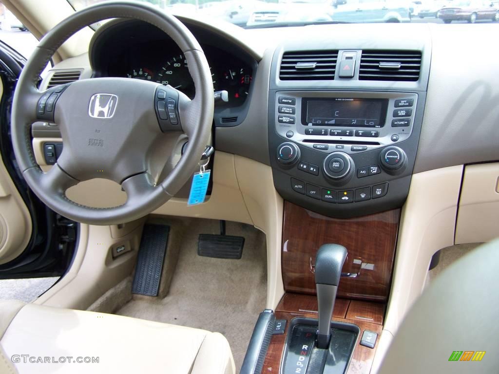 2006 Accord EX-L Sedan - Nighthawk Black Pearl / Ivory photo #13
