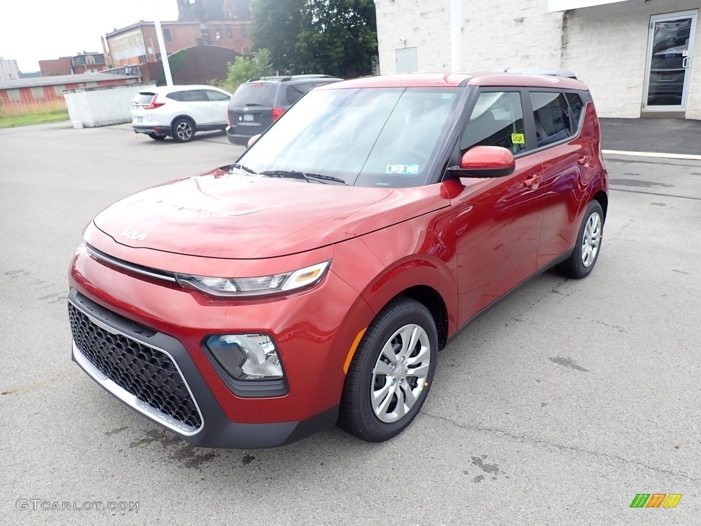 Mars Orange 2022 Kia Soul LX Exterior Photo #142440856