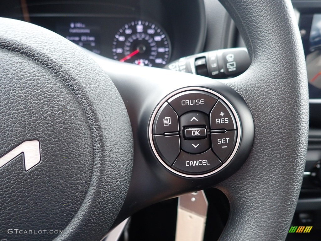2022 Kia Soul LX Black Steering Wheel Photo #142441195