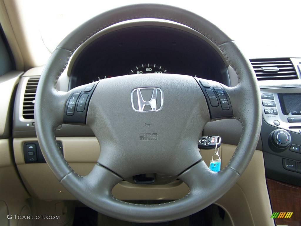 2006 Accord EX-L Sedan - Nighthawk Black Pearl / Ivory photo #17