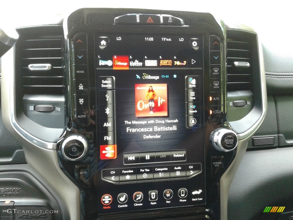 2021 Ram 2500 Laramie Mega Cab 4x4 Controls Photo #142442047