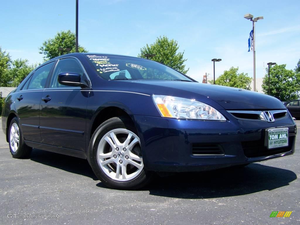 2006 Accord EX-L Sedan - Royal Blue Pearl / Gray photo #1