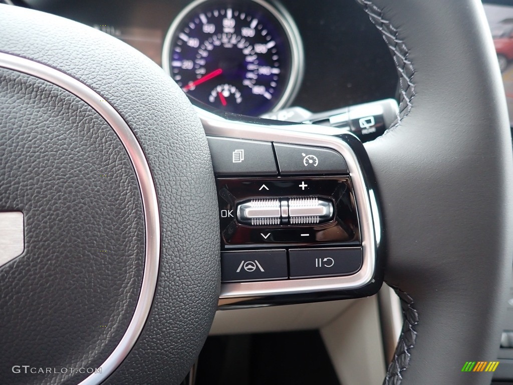 2022 Kia Carnival LX Off Black Steering Wheel Photo #142442140