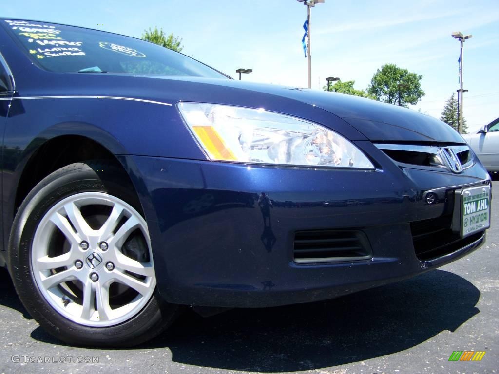 2006 Accord EX-L Sedan - Royal Blue Pearl / Gray photo #2