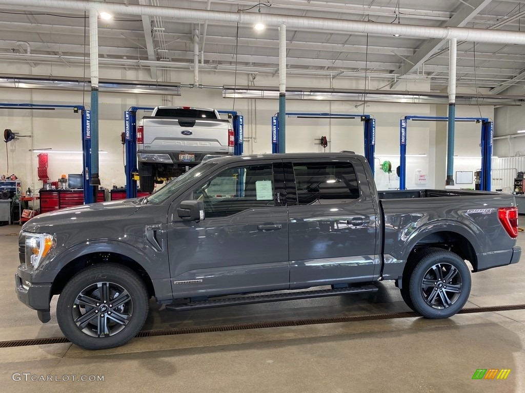 Lead Foot 2021 Ford F150 XLT SuperCrew 4x4 Exterior Photo #142442935