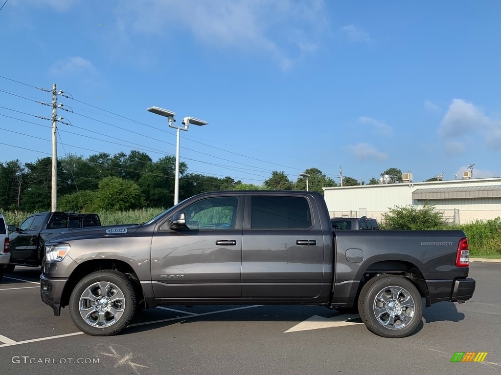 Granite Crystal Metallic 2021 Ram 1500 Big Horn Crew Cab 4x4 Exterior Photo #142443343