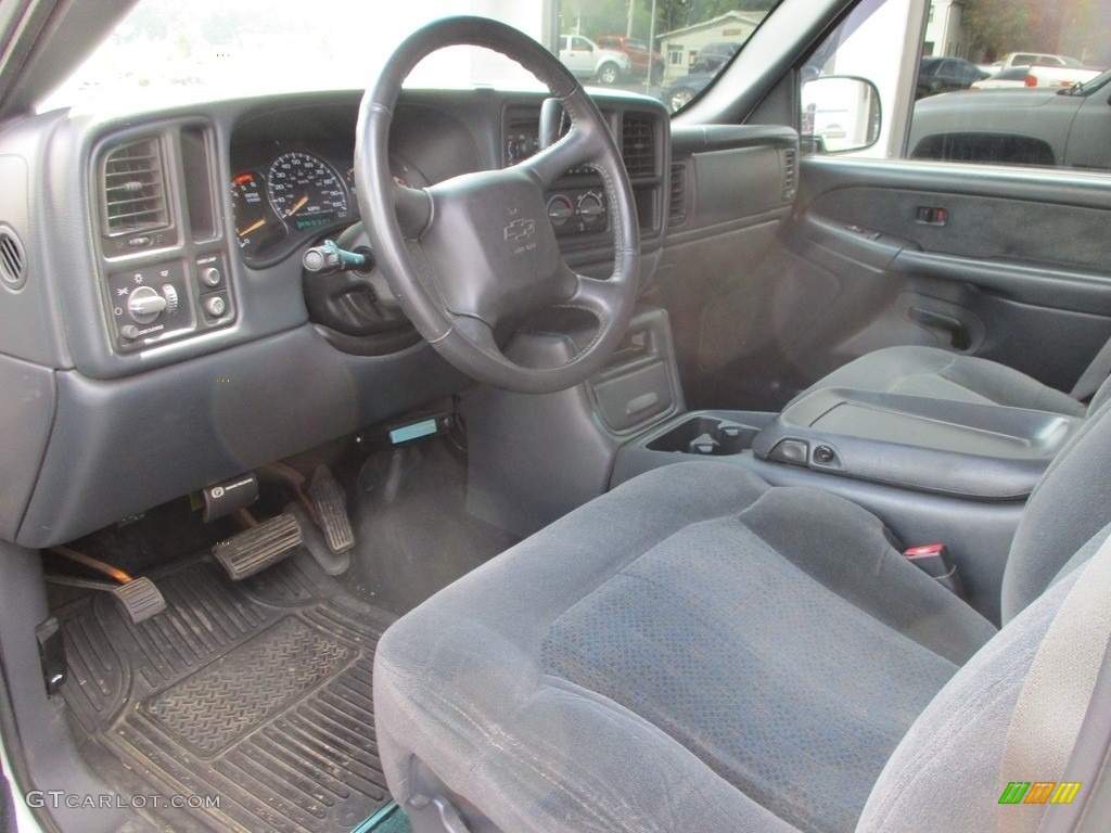2002 Silverado 2500 LS Crew Cab - Summit White / Graphite photo #6