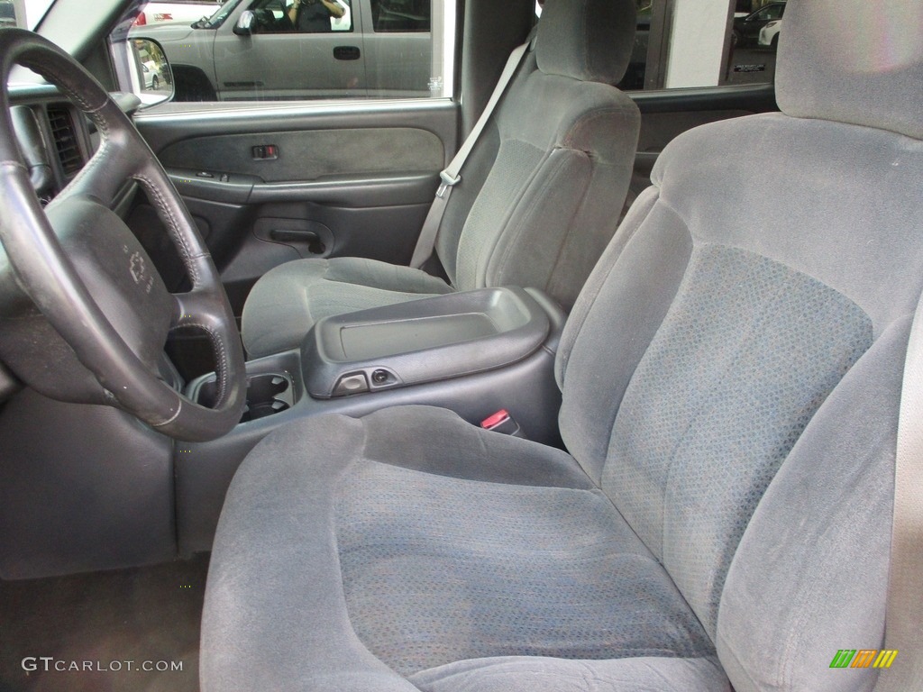 Graphite Interior 2002 Chevrolet Silverado 2500 LS Crew Cab Photo #142443559