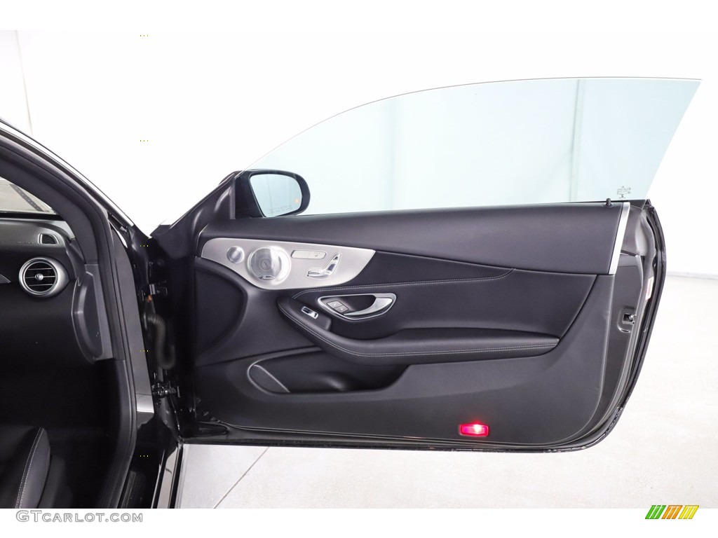 2017 Mercedes-Benz C 300 Coupe Black Door Panel Photo #142443712