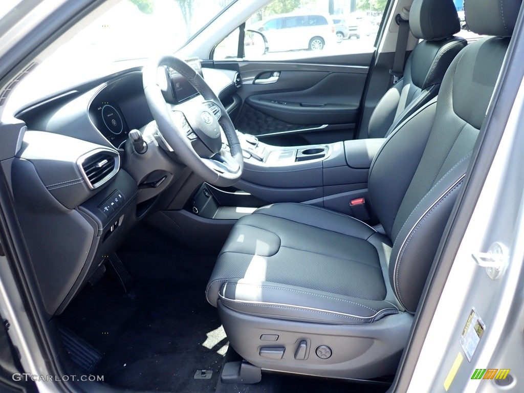Black Interior 2022 Hyundai Santa Fe Limited AWD Photo #142443949