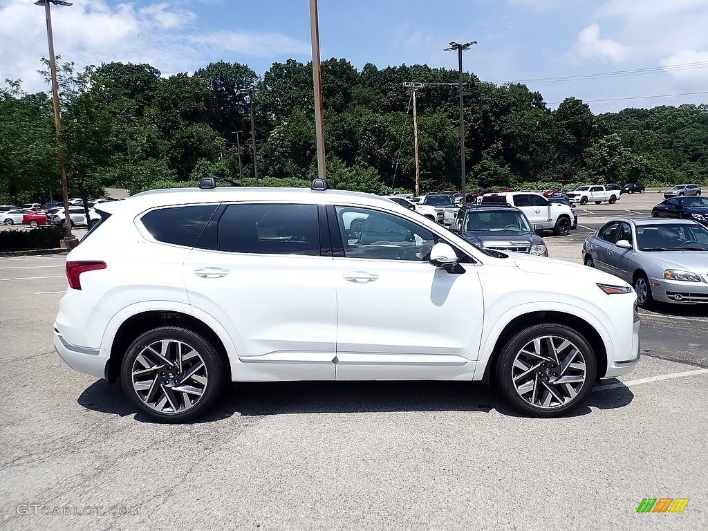 Quartz White 2022 Hyundai Santa Fe Calligraphy AWD Exterior Photo #142444108
