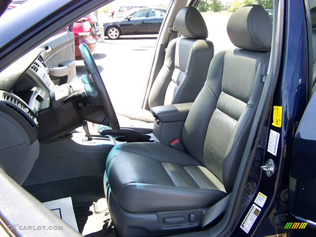 2006 Accord EX-L Sedan - Royal Blue Pearl / Gray photo #9