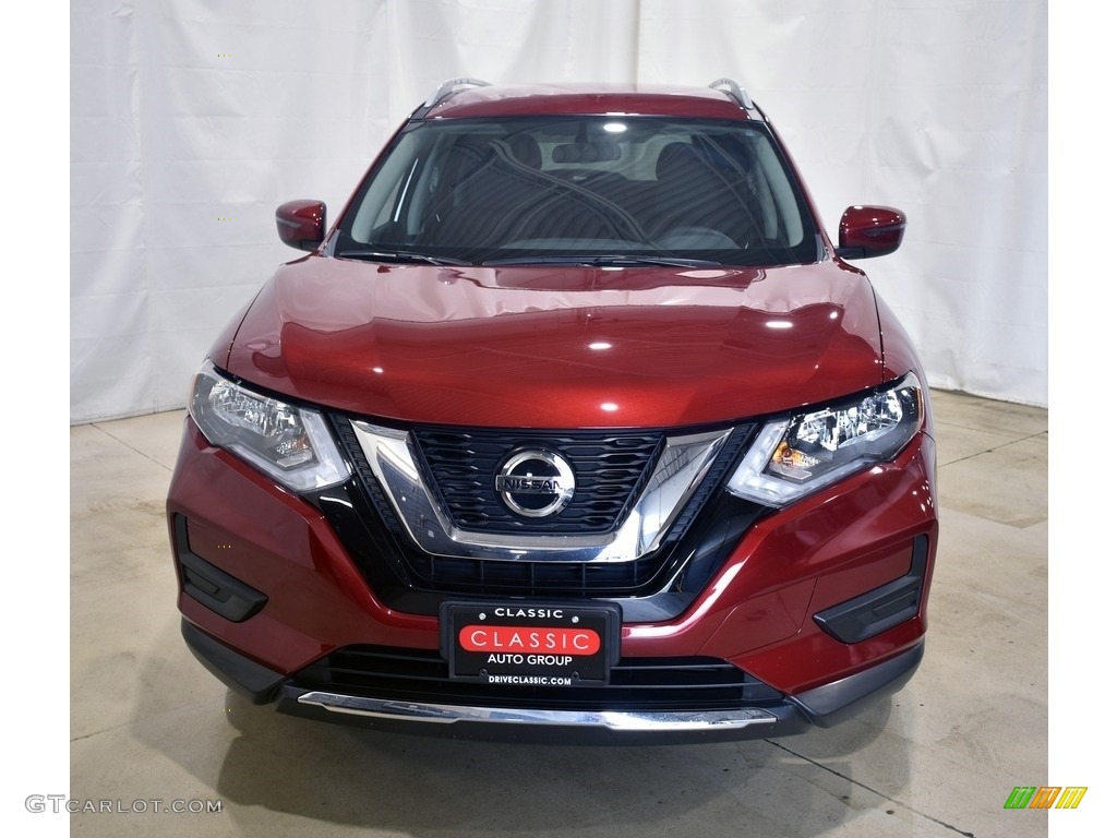 2018 Rogue SV AWD - Scarlet Ember / Charcoal photo #4