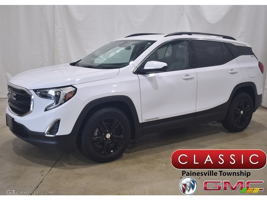 2018 Terrain SLE - Summit White / Medium Ash Gray/­Jet Black photo #1