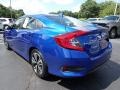 2018 Aegean Blue Metallic Honda Civic EX-L Sedan  photo #12