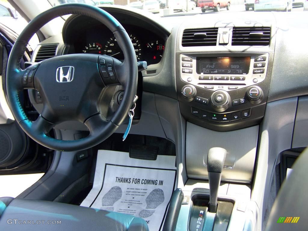2006 Accord EX-L Sedan - Royal Blue Pearl / Gray photo #13