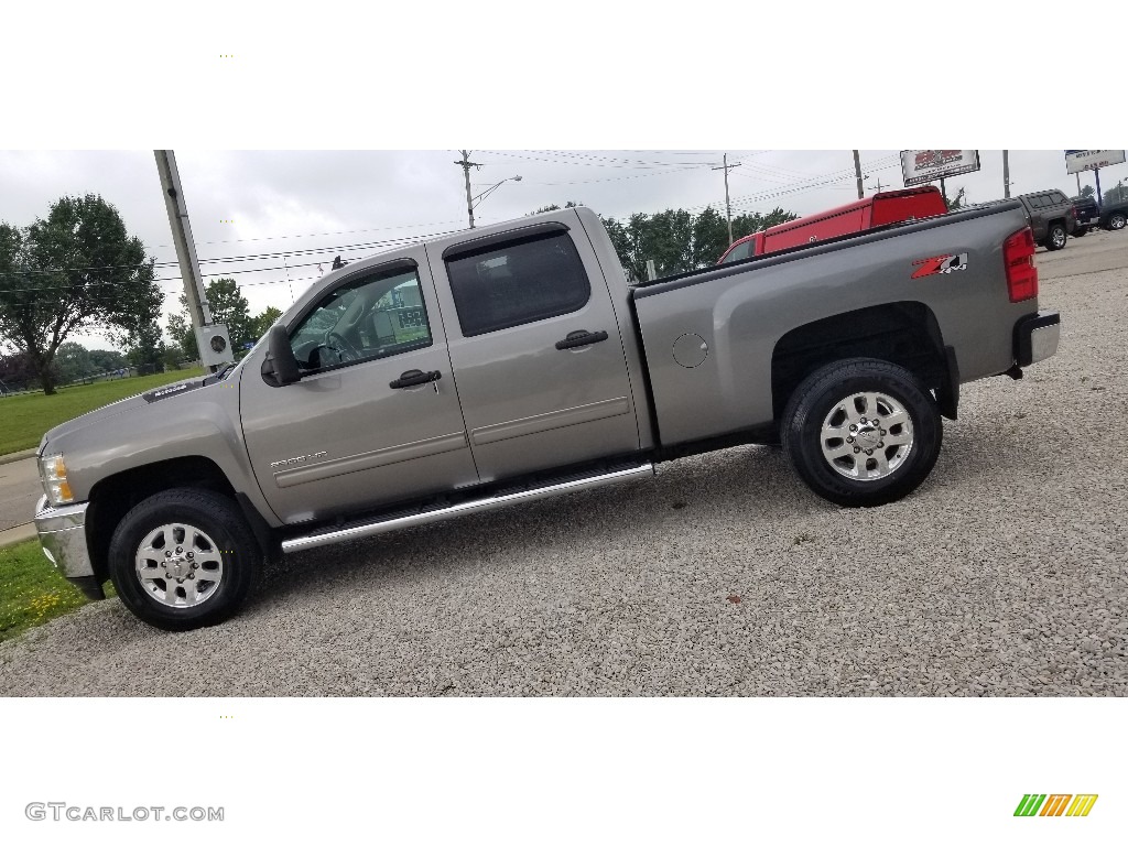2013 Silverado 2500HD LT Crew Cab 4x4 - Graystone Metallic / Ebony photo #2