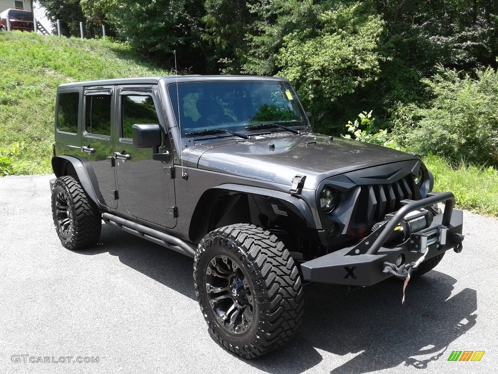 Granite Crystal Metallic 2016 Jeep Wrangler Unlimited Black Bear Edition 4x4 Exterior Photo #142448537