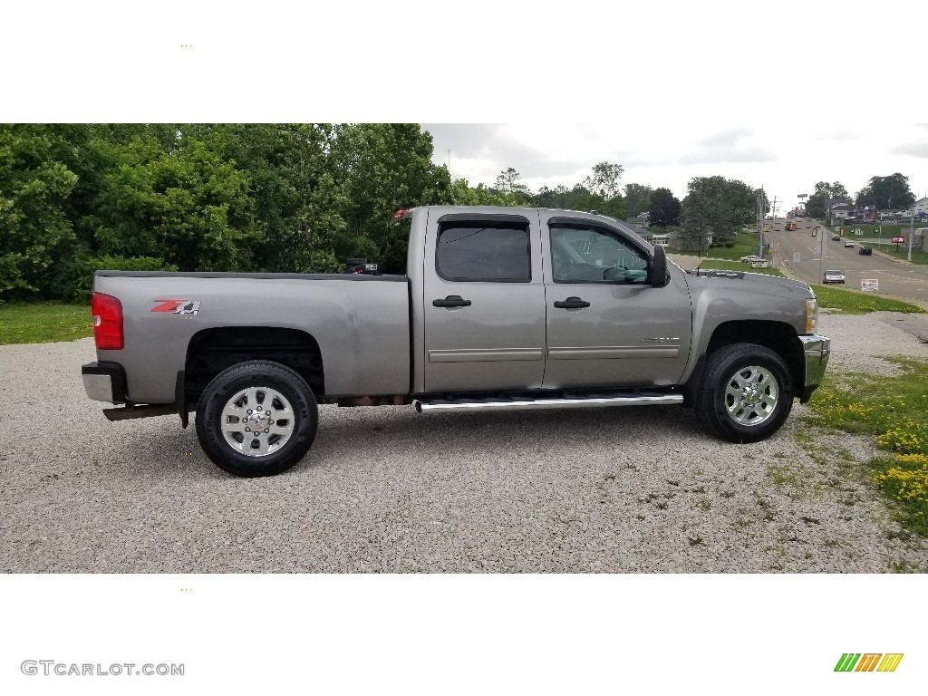 2013 Silverado 2500HD LT Crew Cab 4x4 - Graystone Metallic / Ebony photo #7
