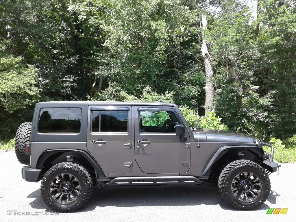 Granite Crystal Metallic 2016 Jeep Wrangler Unlimited Black Bear Edition 4x4 Exterior Photo #142448574