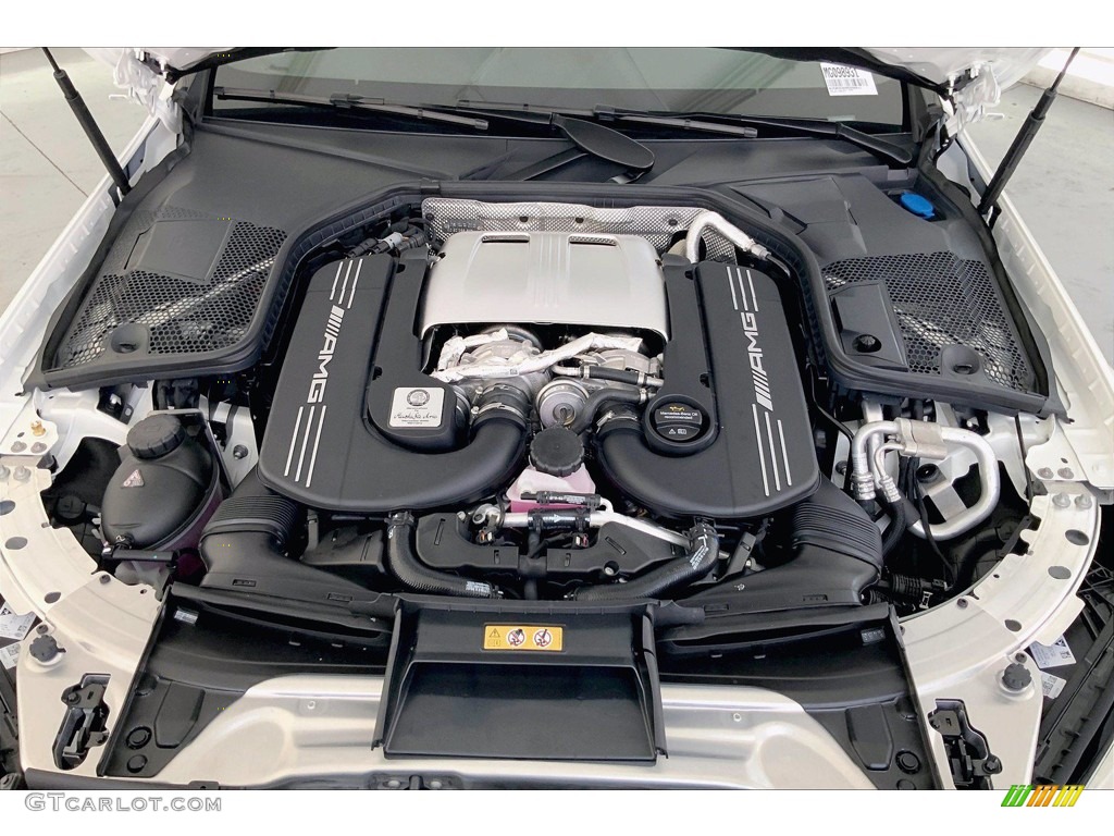 2021 Mercedes-Benz C AMG 63 Cabriolet 4.0 Liter AMG biturbo DOHC 32-Valve VVT V8 Engine Photo #142448697