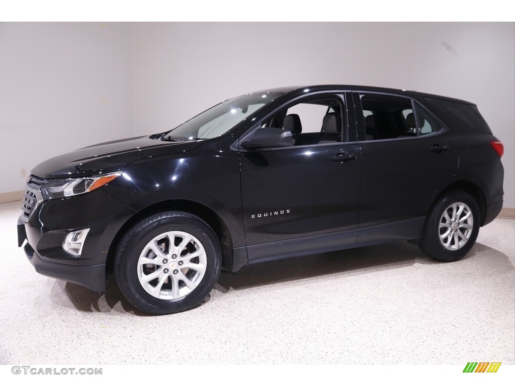 2018 Equinox LS AWD - Mosaic Black Metallic / Medium Ash Gray photo #3
