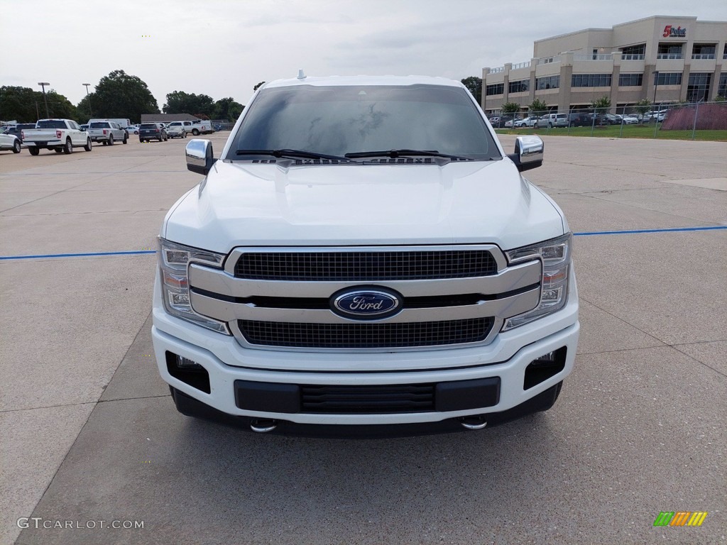2020 F150 Platinum SuperCrew 4x4 - Star White / Black photo #2