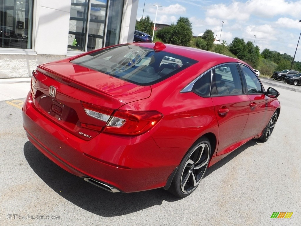 2018 Accord Sport Sedan - San Marino Red / Black photo #10