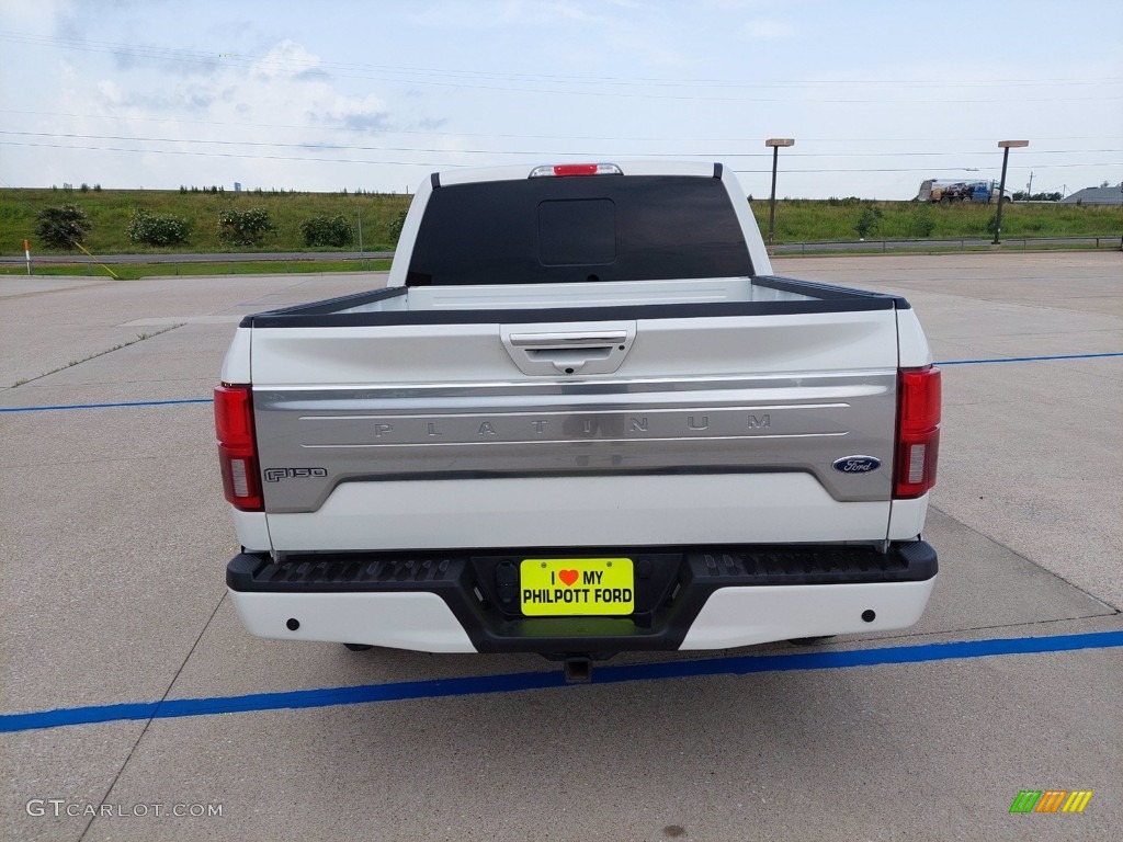 2020 F150 Platinum SuperCrew 4x4 - Star White / Black photo #6