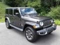 2019 Granite Crystal Metallic Jeep Wrangler Unlimited Sahara 4x4  photo #4