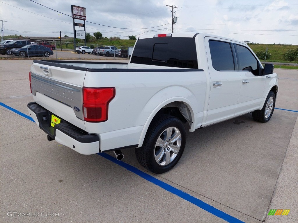 2020 F150 Platinum SuperCrew 4x4 - Star White / Black photo #7