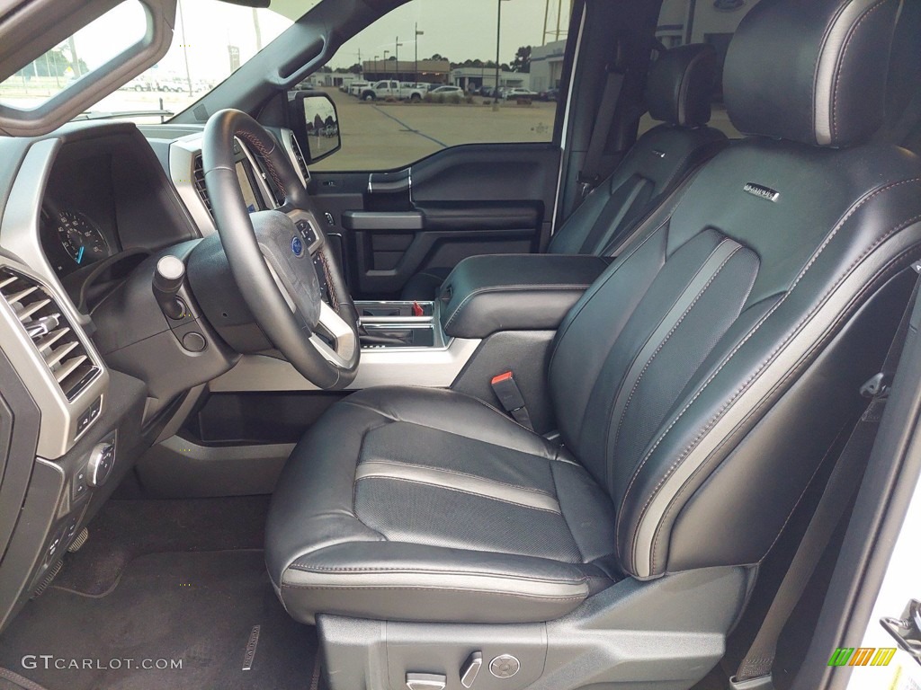2020 F150 Platinum SuperCrew 4x4 - Star White / Black photo #10